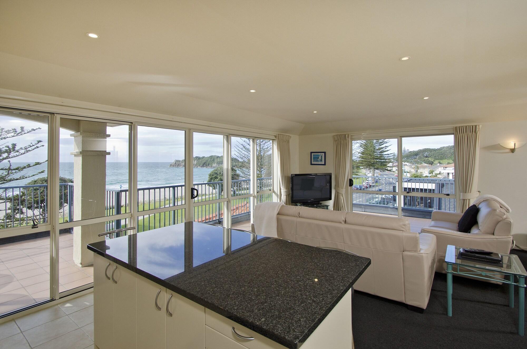 Pavilion Beachfront Apartments Mount Maunganui Kültér fotó