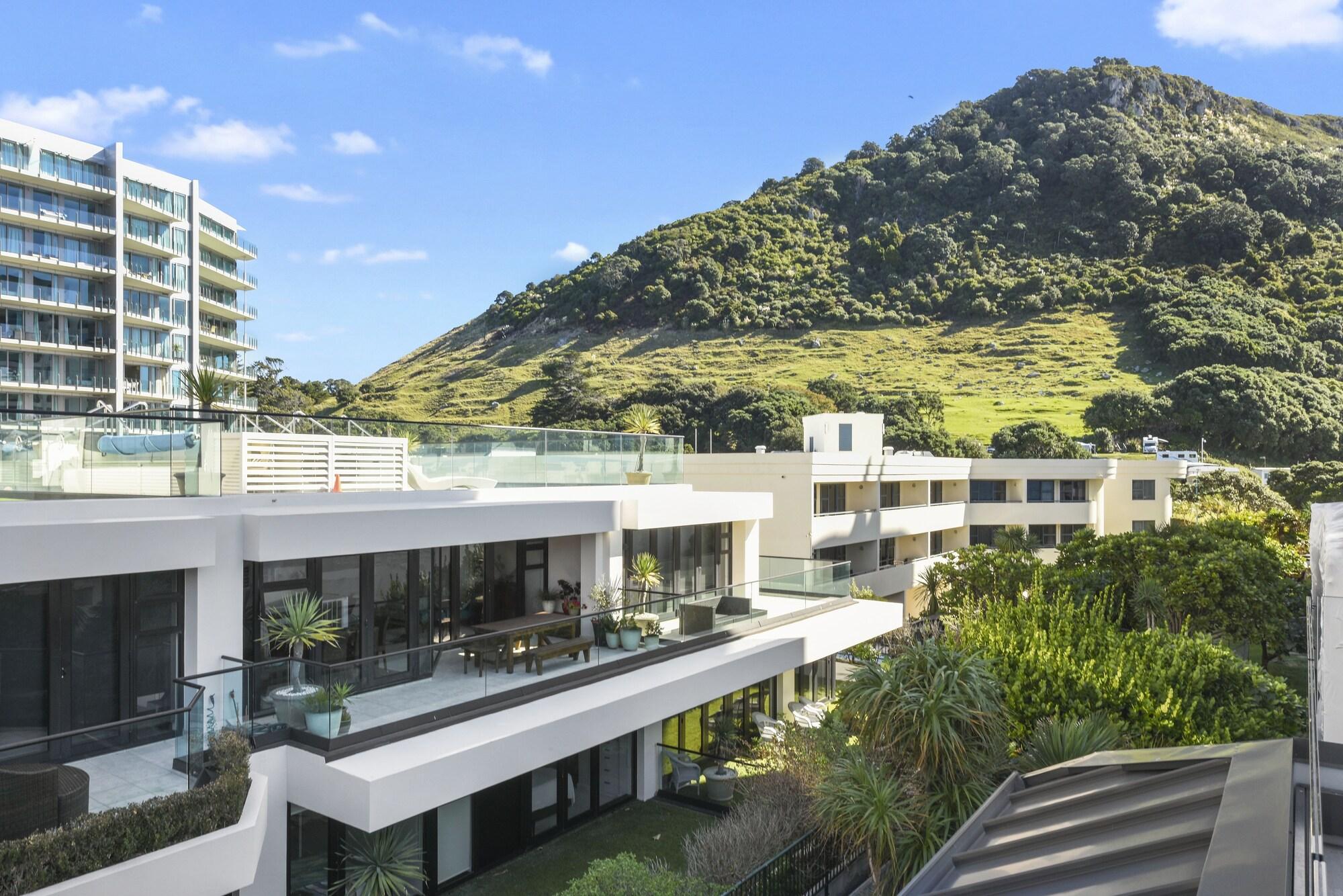 Pavilion Beachfront Apartments Mount Maunganui Kültér fotó