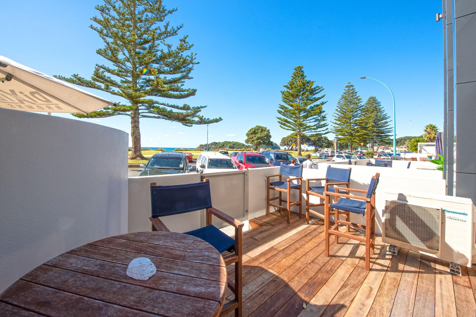 Pavilion Beachfront Apartments Mount Maunganui Kültér fotó