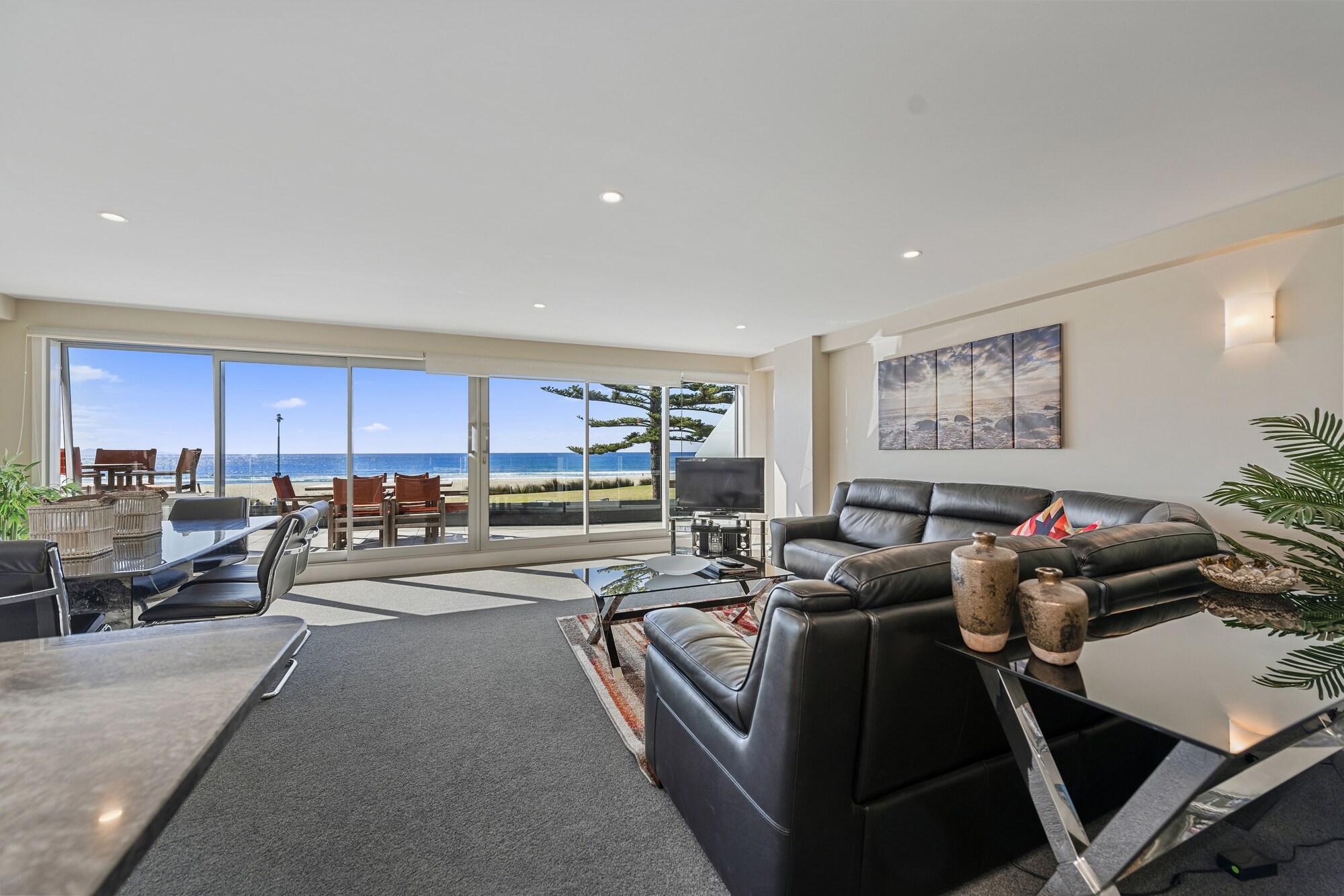 Pavilion Beachfront Apartments Mount Maunganui Kültér fotó